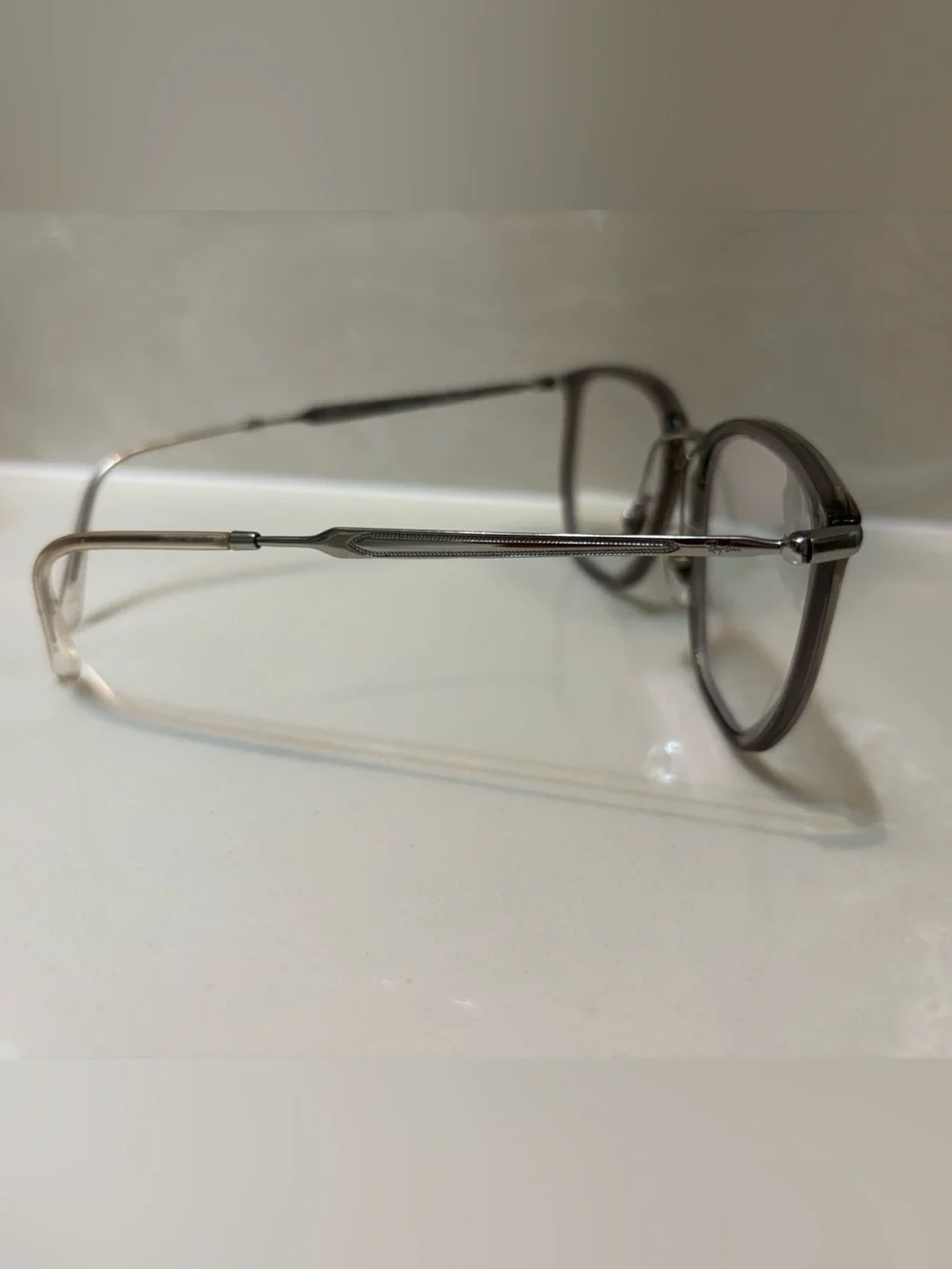 Ray-Ban RB4451V 8125 Transparent Gray Eyeglasses Frames Authentic